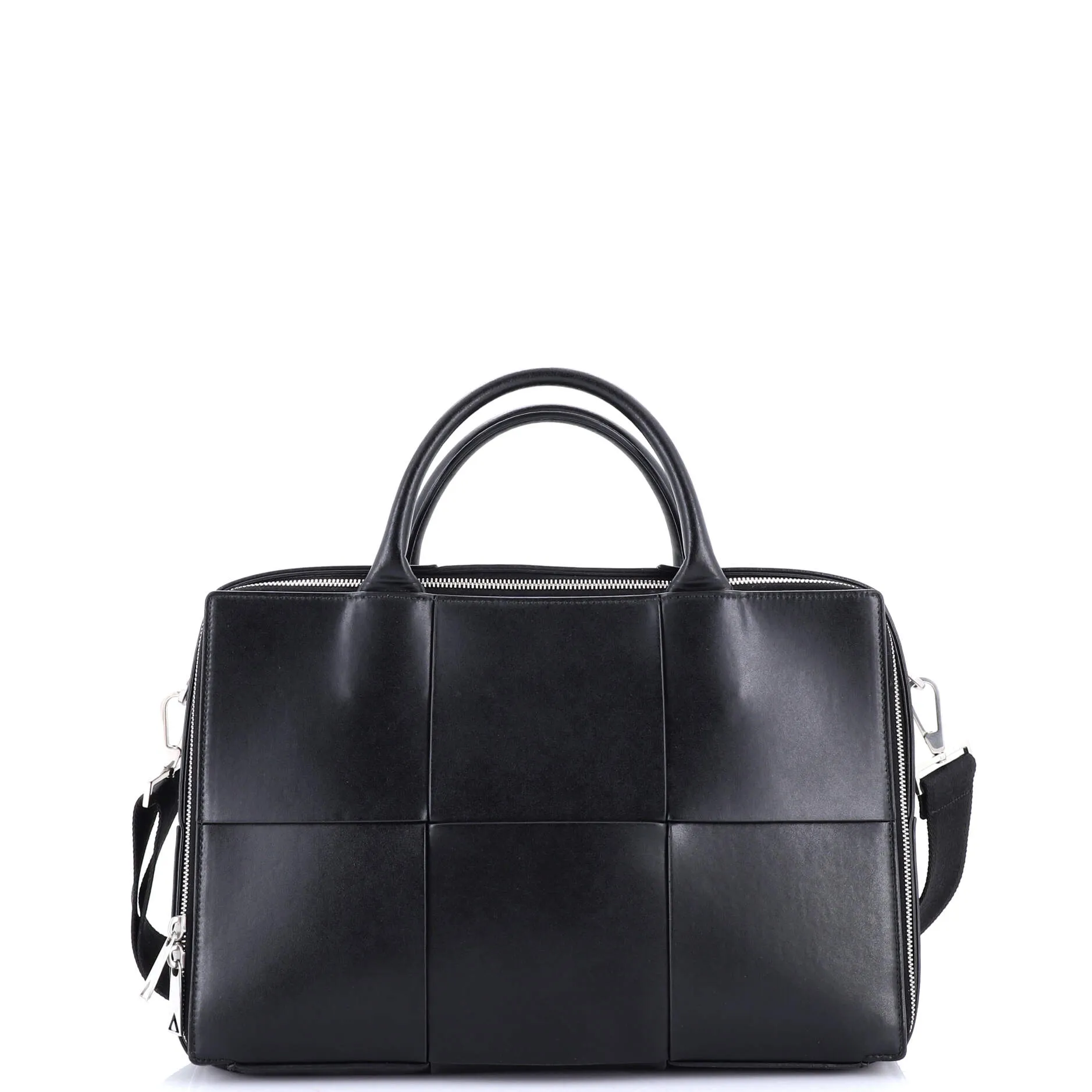 Arco Briefcase Maxi Intrecciato Leather Medium