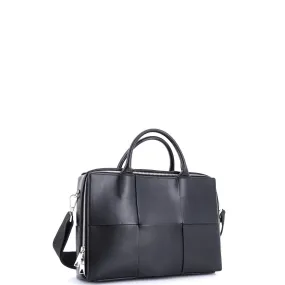 Arco Briefcase Maxi Intrecciato Leather Medium