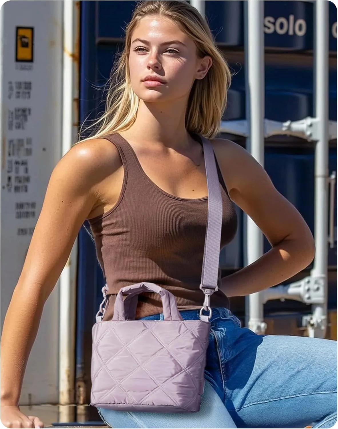 BAGSMART Small Crossbody Bags for Women, Lightweight Mini Crossbody Purses for Women, Tote Handbags for Daily Use,Travel