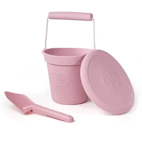Bigjigs Pink Eco Bucket, Spade and Flyer Set