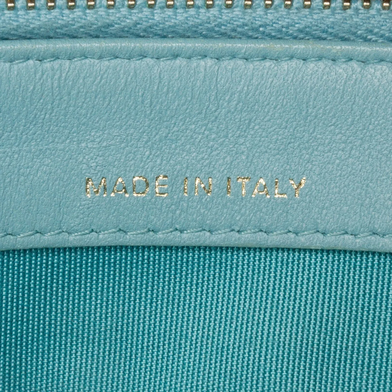 Chanel Cc Lambskin Double Zip