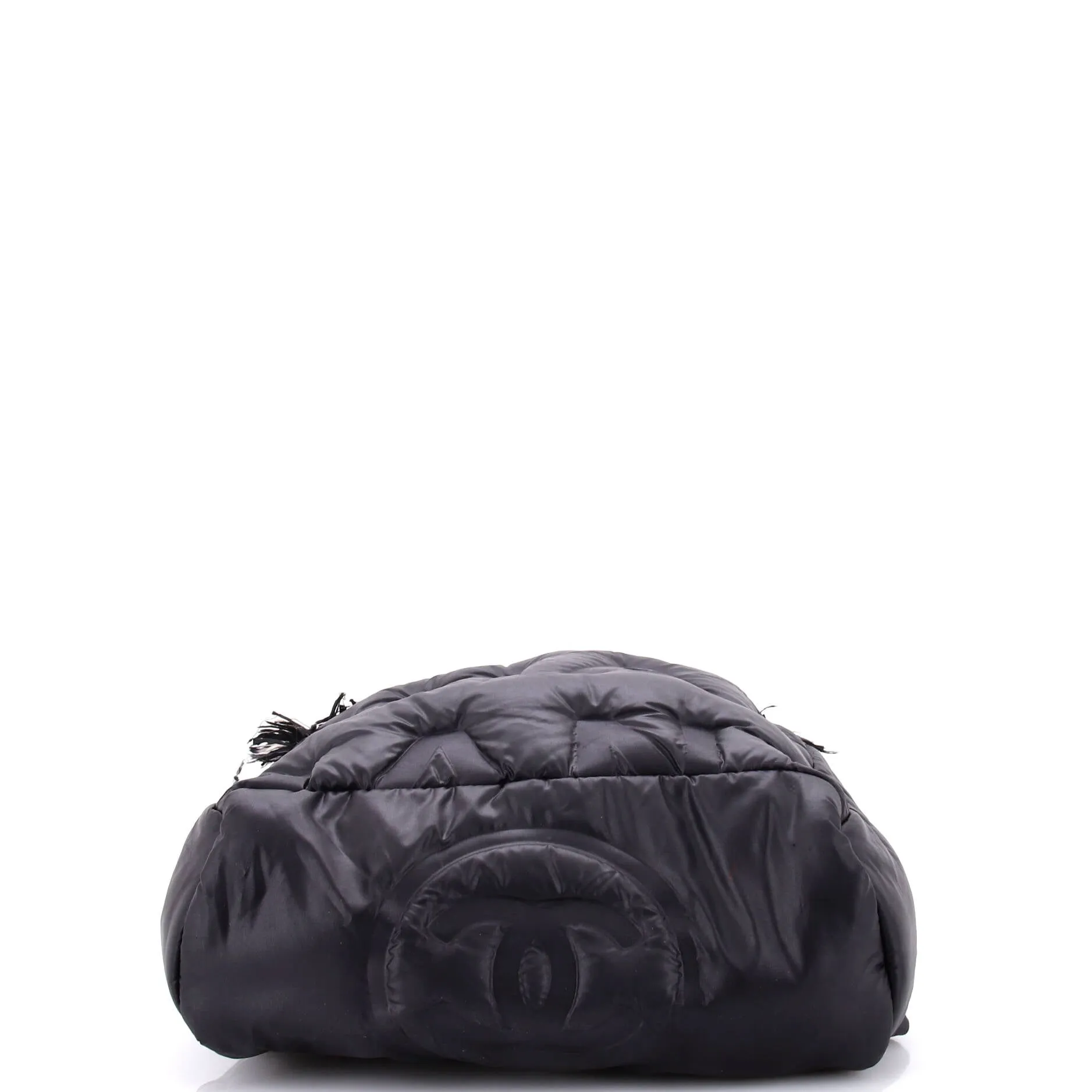 Chanel Doudoune Backpack Embossed Nylon