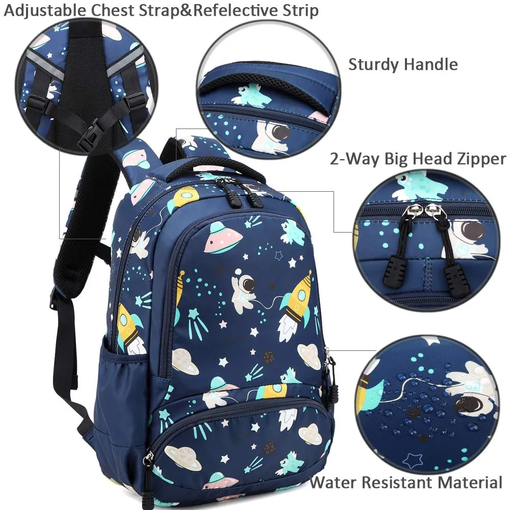 Children's Backpack Elementary School Satchels Lightweight Children's Backpack Set 3 School Bag for Students