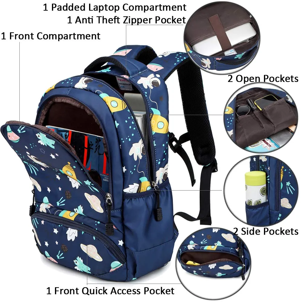 Children's Backpack Elementary School Satchels Lightweight Children's Backpack Set 3 School Bag for Students
