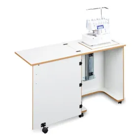 Compact Serger Cabinet in White