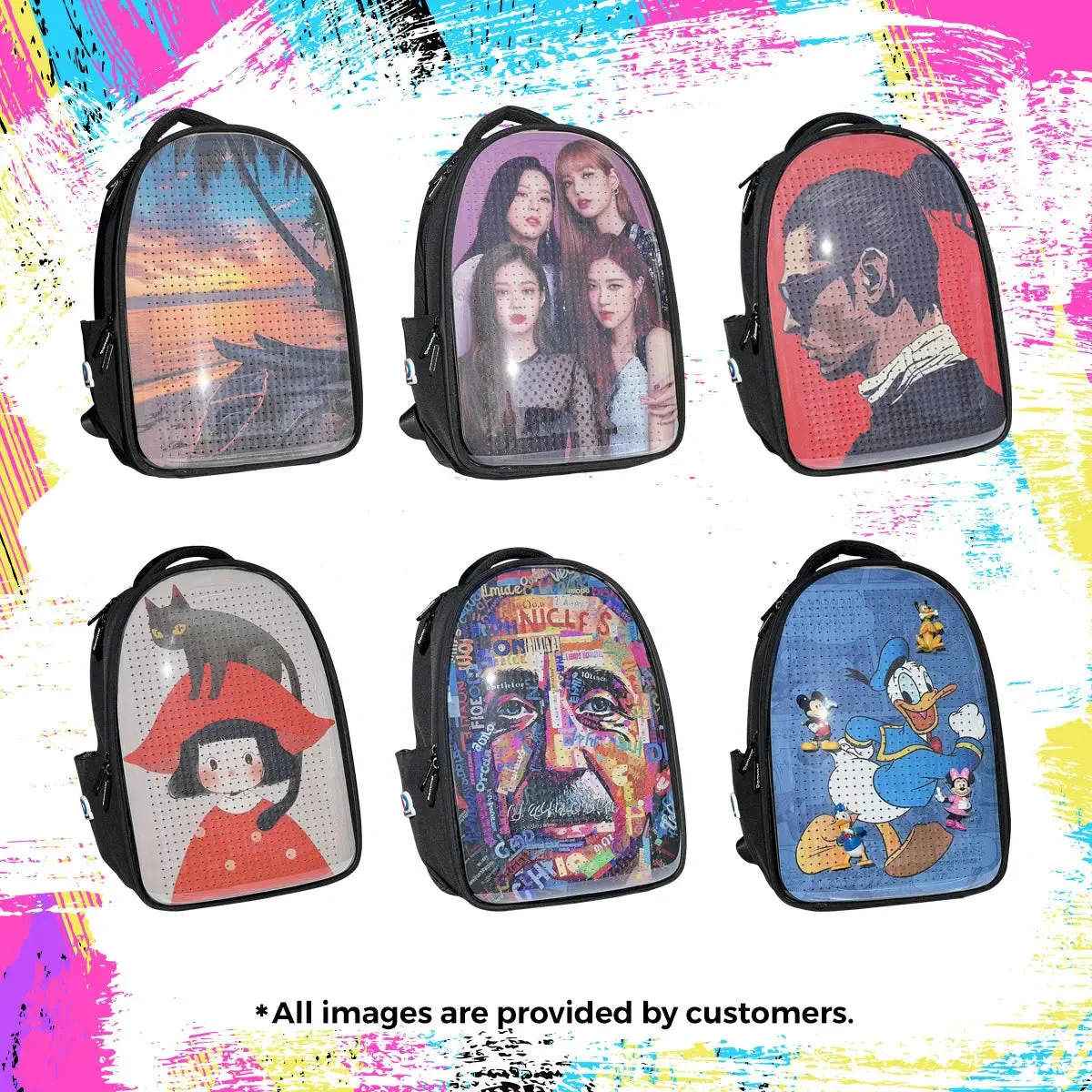 Custom Backpack Kit (Includes Backpack and Board, Supports Image Upload)