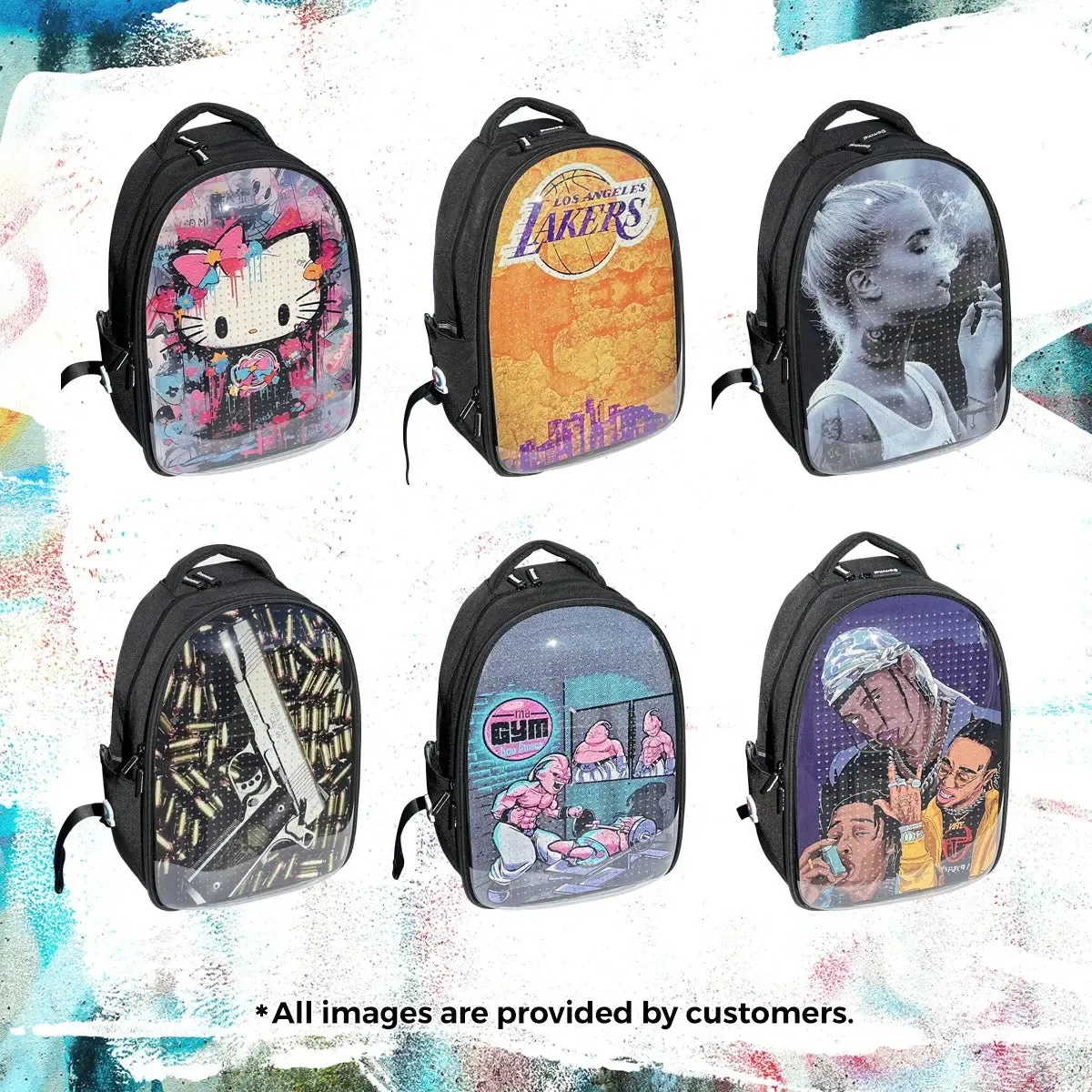 Custom Backpack Kit (Includes Backpack and Board, Supports Image Upload)