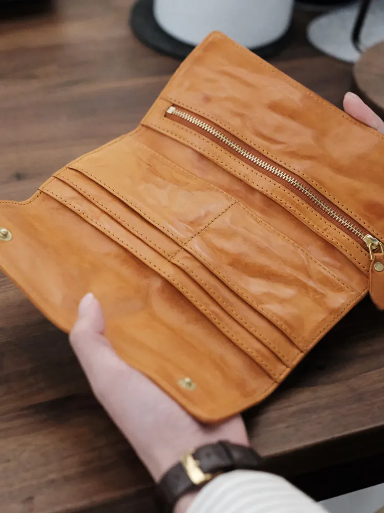 Elegant Women's Wallet With Coin Purse Genuine Leather Wallets For Ladies