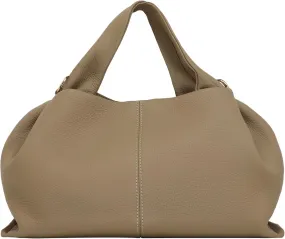 Genuine Leather Retro Shoulder Crossbody Bag for Women, Chic Dumpling Bag and Cute Cloud Handbag for Women