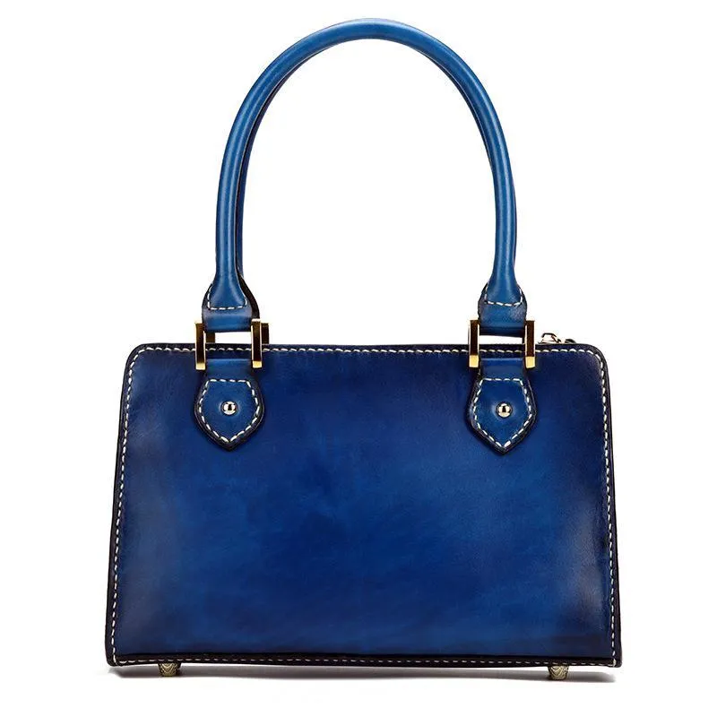 Janet – Retro Vegan Leather Handbag with National Style
