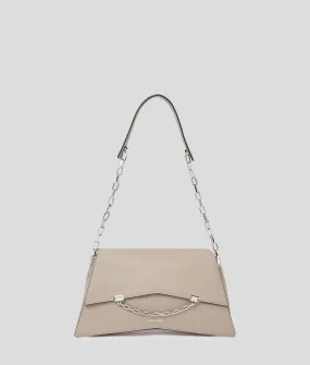 K/SEVEN LARGE GRAINY-LEATHER SHOULDER BAG