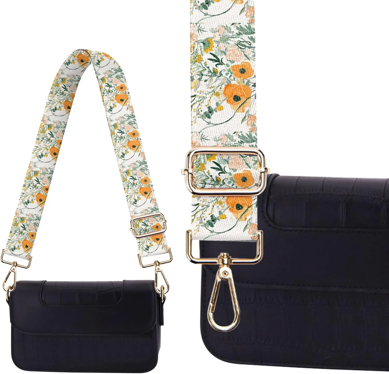 Purse Strap Crossbody Shoulder Straps Adjustable Replacement 1.5 inch Wide for Women Girls Bag Cute Aesthetic
