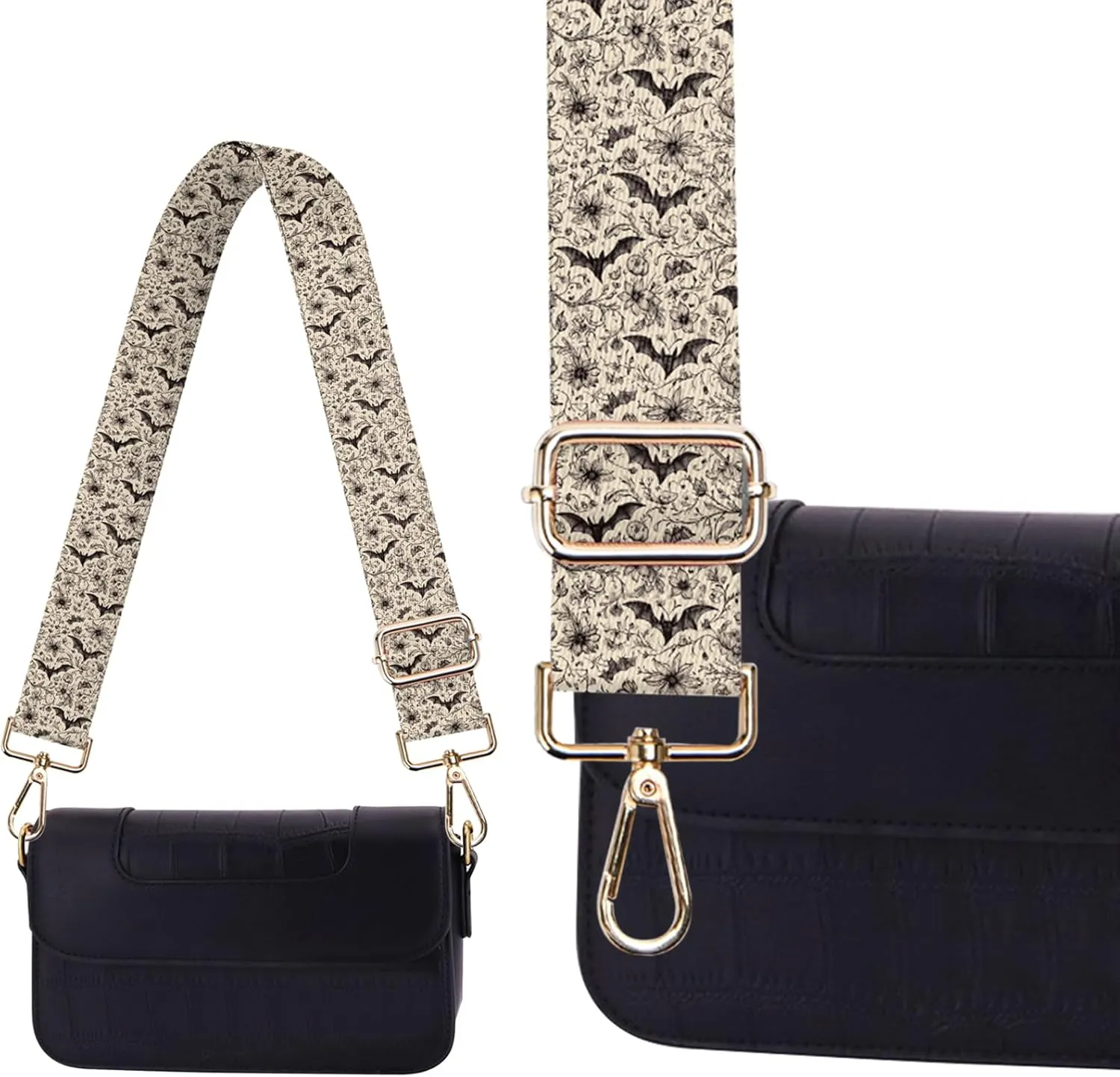 Purse Strap Crossbody Shoulder Straps Adjustable Replacement 1.5 inch Wide for Women Girls Bag Cute Aesthetic