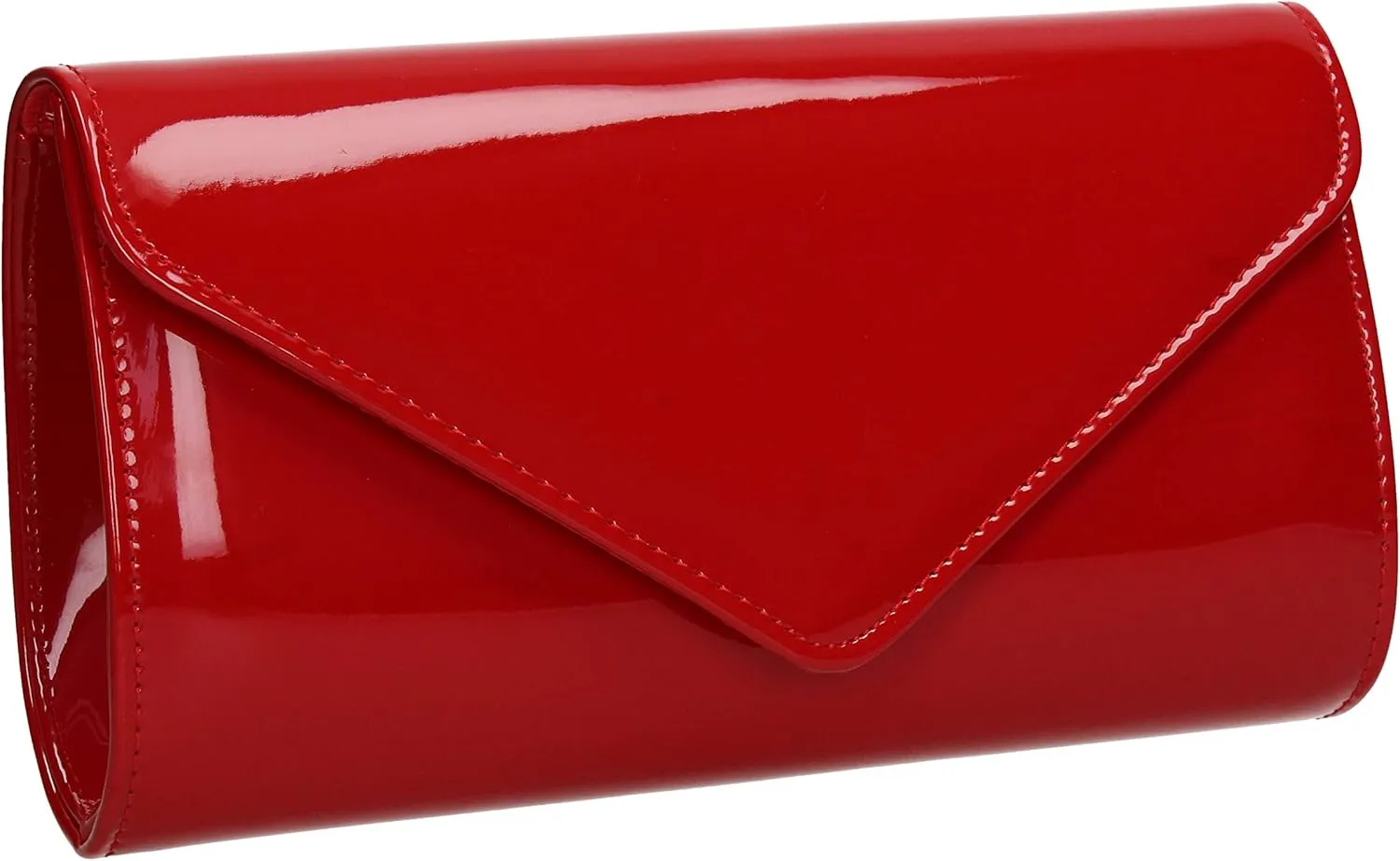 SwankySwans Alisa Patent Party Prom Evening Clutch Bag