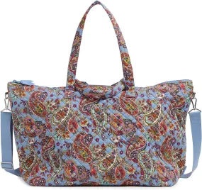Vera Bradley Women's Cotton Overnight Tote Travel Bag