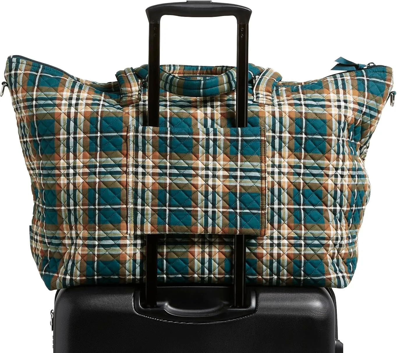 Vera Bradley Women's Cotton Overnight Tote Travel Bag