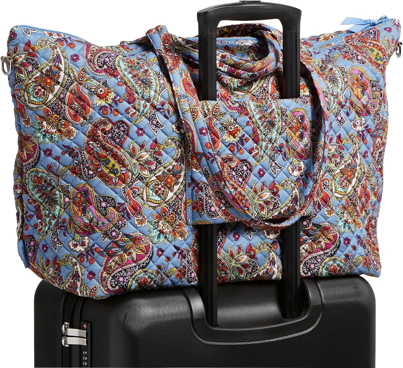 Vera Bradley Women's Cotton Overnight Tote Travel Bag