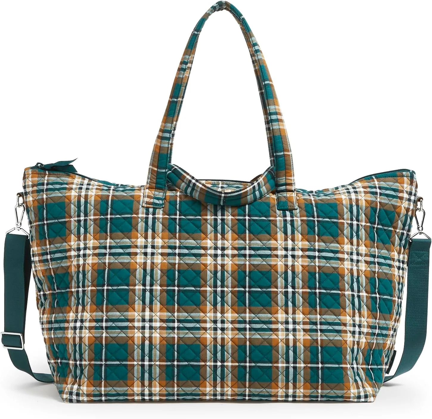Vera Bradley Women's Cotton Overnight Tote Travel Bag