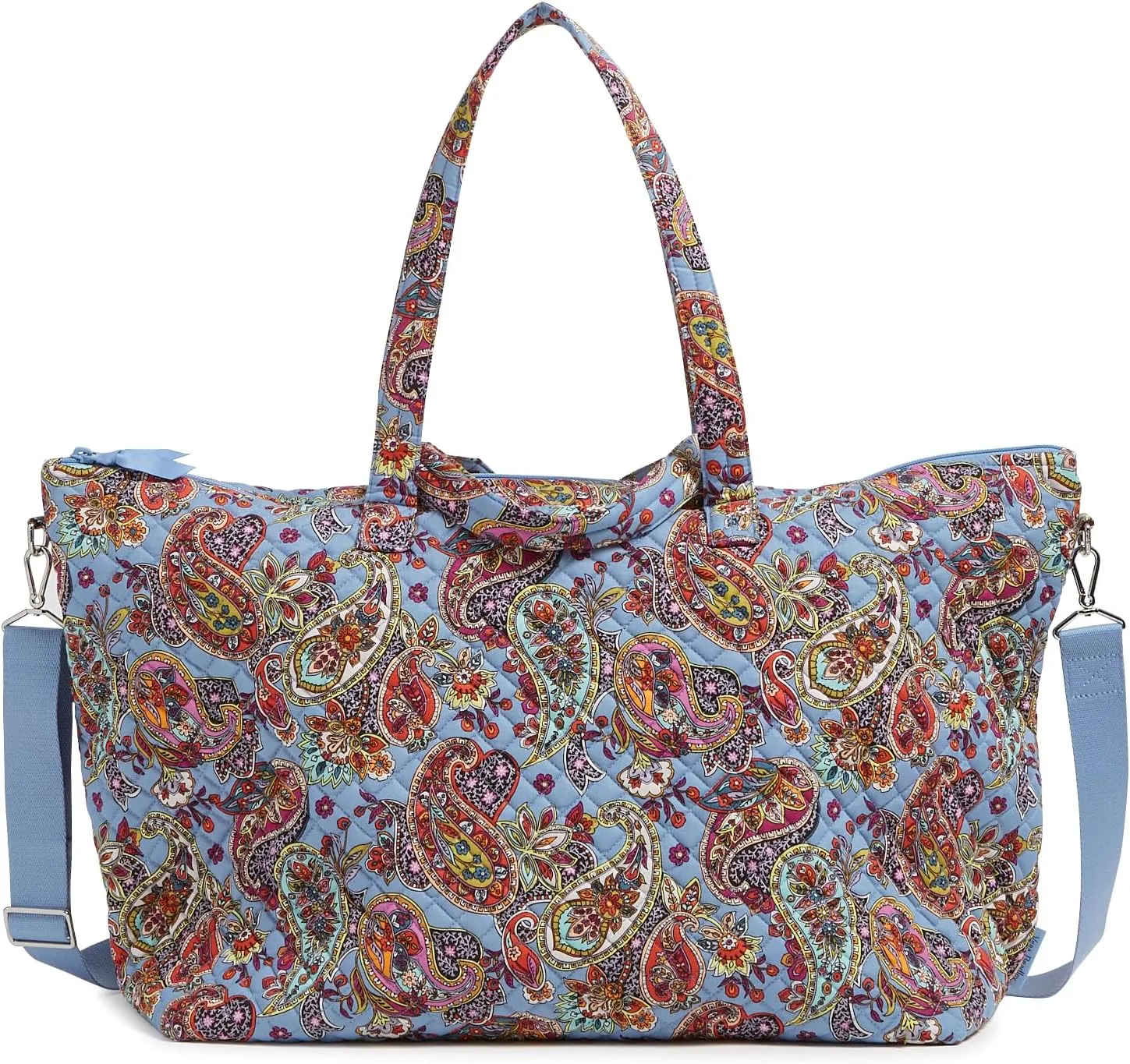Vera Bradley Women's Cotton Overnight Tote Travel Bag